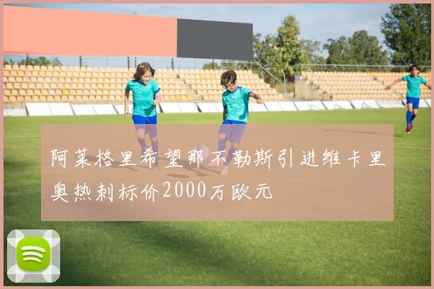 阿莱格里希望那不勒斯引进维卡里奥热刺标价2000万欧元
